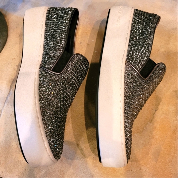 Michael Kors Rhinestone slip on Sneakers size 6.5 - Picture 8 of 11